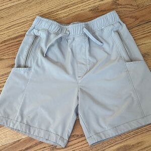 Boys Abercrombie kids lightweight athletic khaki shorts 11/12
